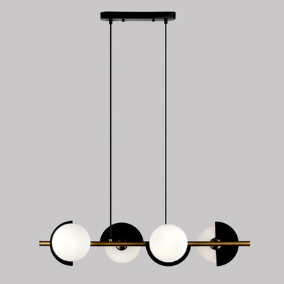 Подвесной светильник Eurosvet Moity 70149/4 черный/латунь