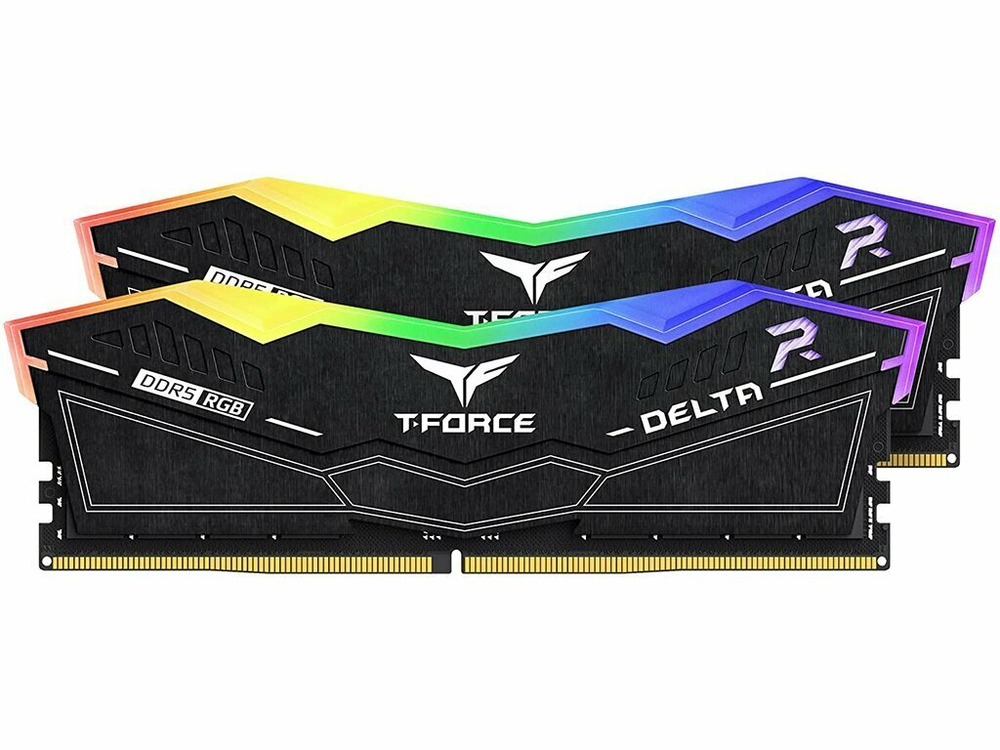 Оперативная память T-Force Delta RGB DDR5 серии 6400 / 6600 / 7200 МГц 32 ГБ