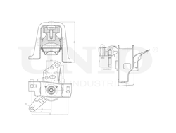 Опора двигателя правая UNIO RMP-15160
