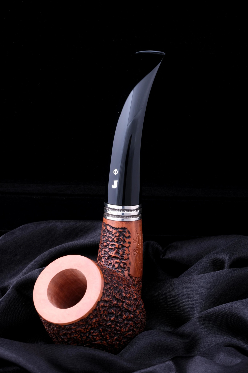 Курительная трубка Ser Jacopo R1 Divina Proporzione Bent в шкатулке, S803-2