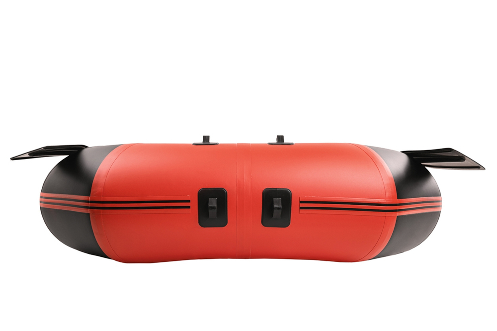 YACHTMAN-260 МНД НАДУВНОЕ ДНО (Яхтман) красный-черный (лодка ПВХ с усилением)