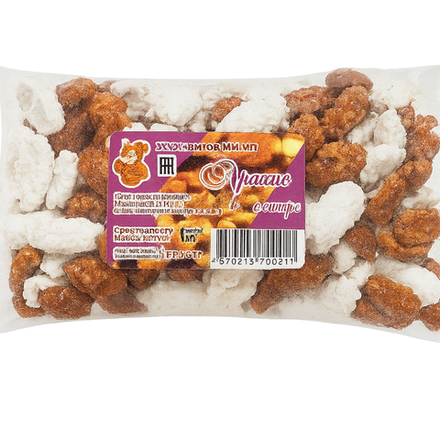 Арахис в белой глазури ИП Хакимова 145 гр