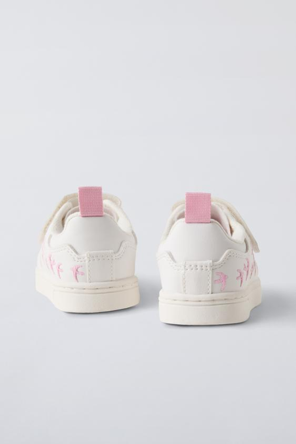 ZARA КРОССОВКИ ИЗ ТКАНИ, БЕЛЫЙ