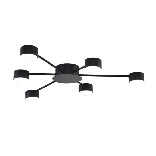 8344/6C COMFI черный, металл Люстра GX53 LED 6*7W 220V TORINA