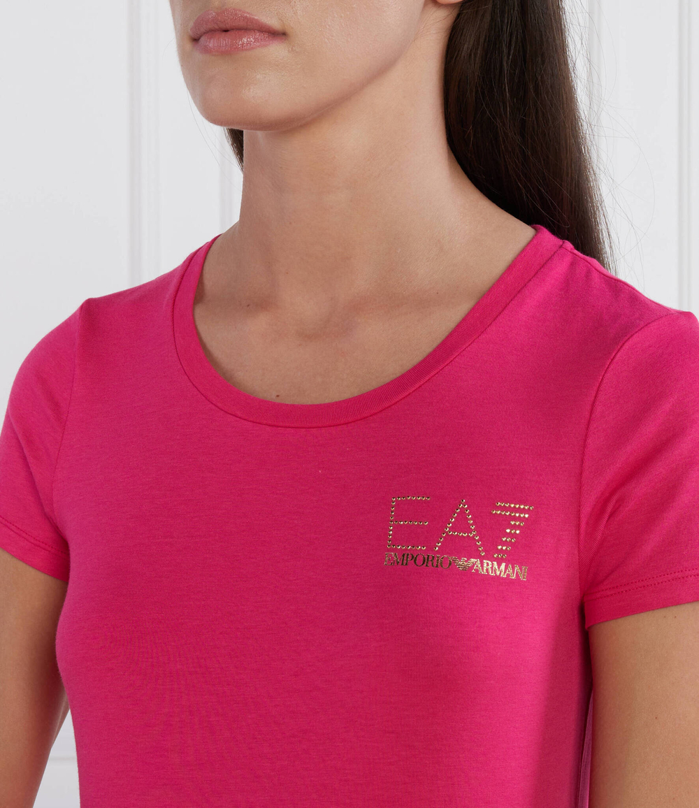Футболка EA7 - розовый(8NTT65 TJDQZ)
