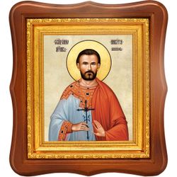 Никита Алмазов священномученик. Икона на холсте.