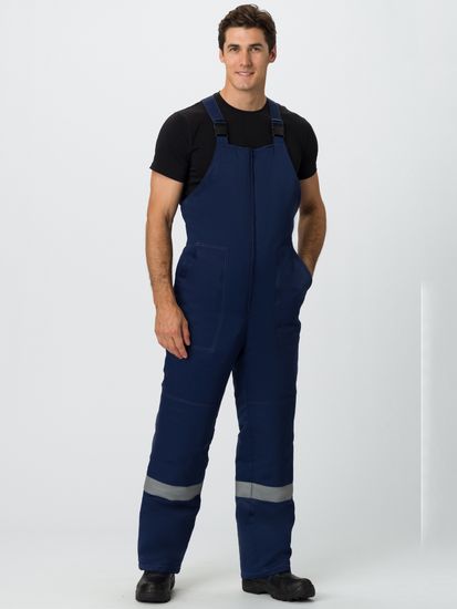 Костюм зимний "Нейч-2" СОП полукомбинезон (т.синий/васильковый)