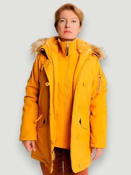 Куртка Аляска Женская - Apolloget Oxford Wmn (желтая - g.glow/amber)