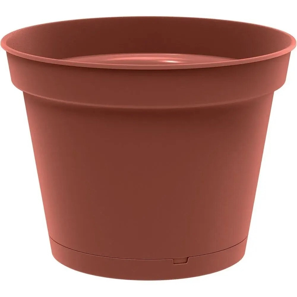 Горшок для цветов Mint D240мм, 5л с поддоном (терракотовый)
