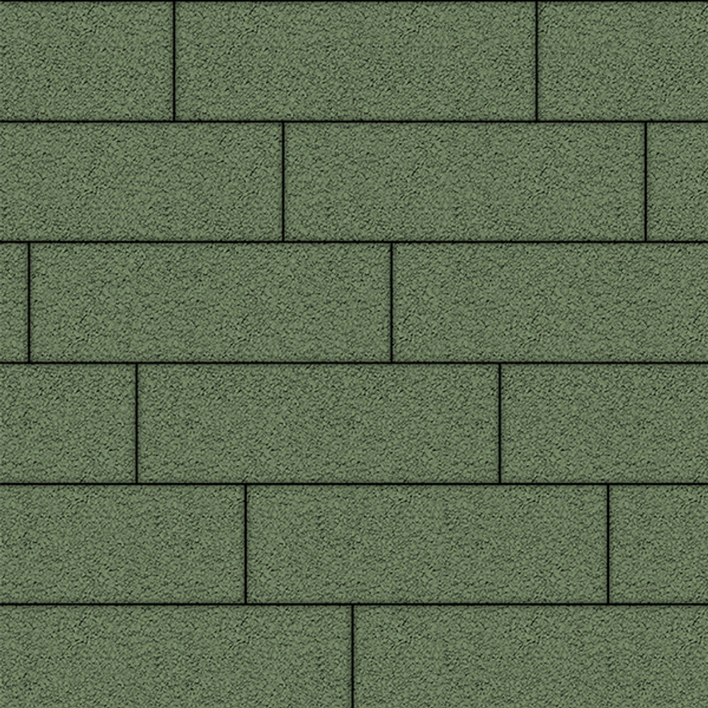 Тротуарная плитка ПРЯМОУГОЛЬНИК 750х250 мм - Гранит Зеленый