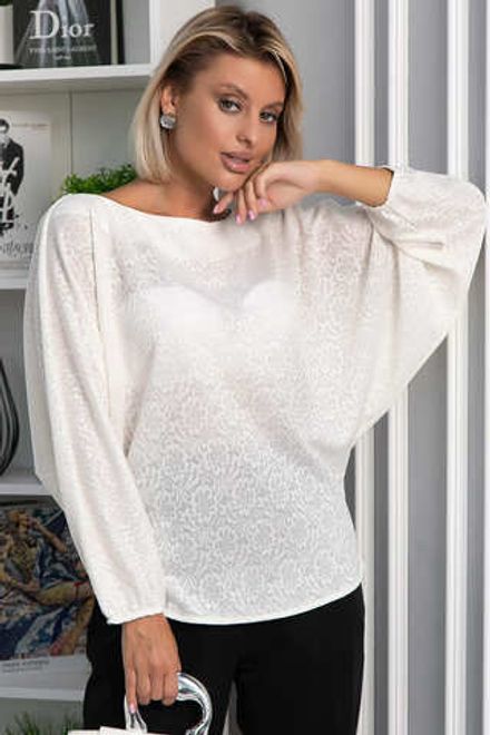 Блуза Путь к сердцу (молочная) Б14175-30М LT Collection