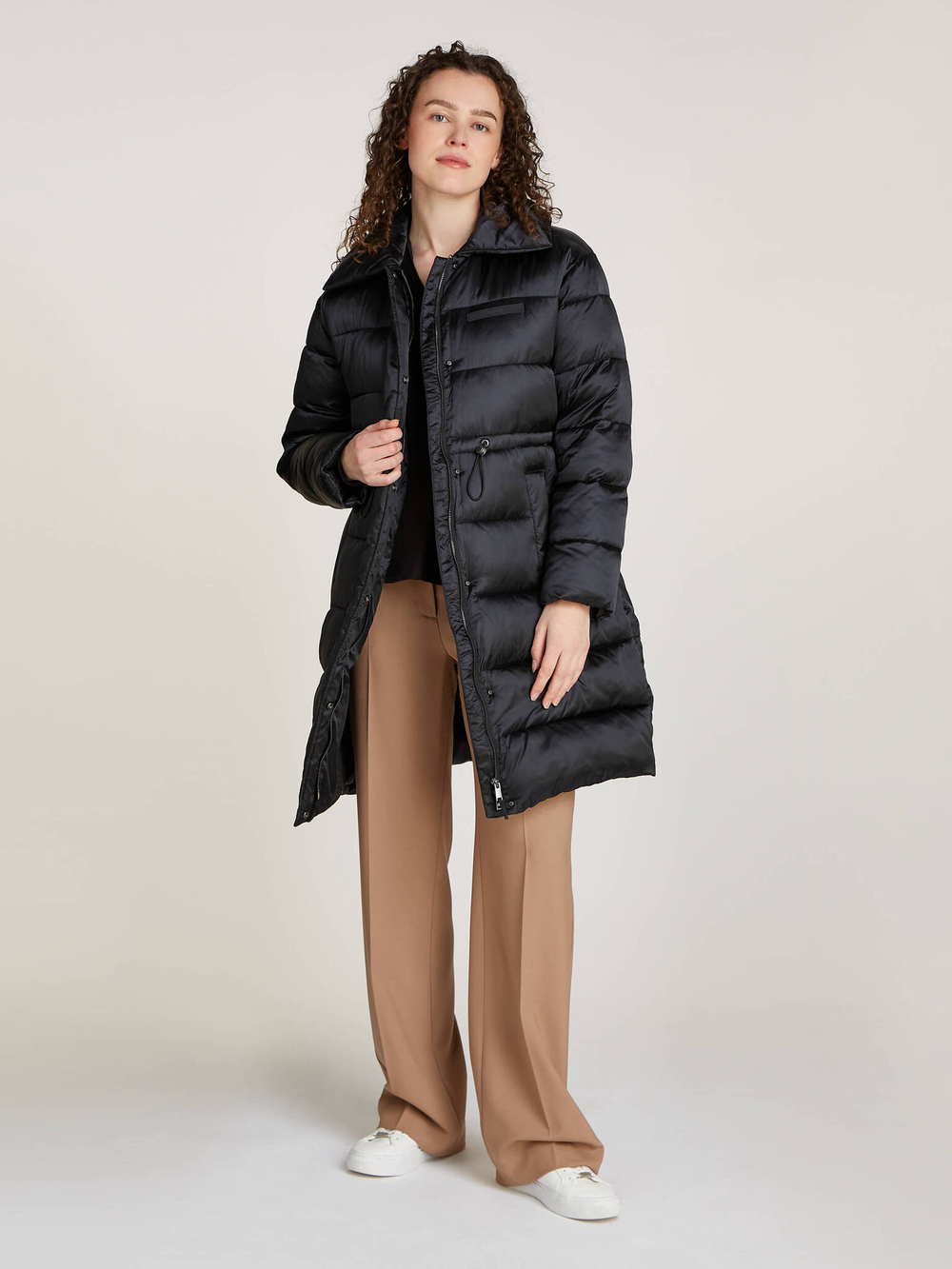 Сатиновая куртка Calvin Klein - черный(K20K207728)