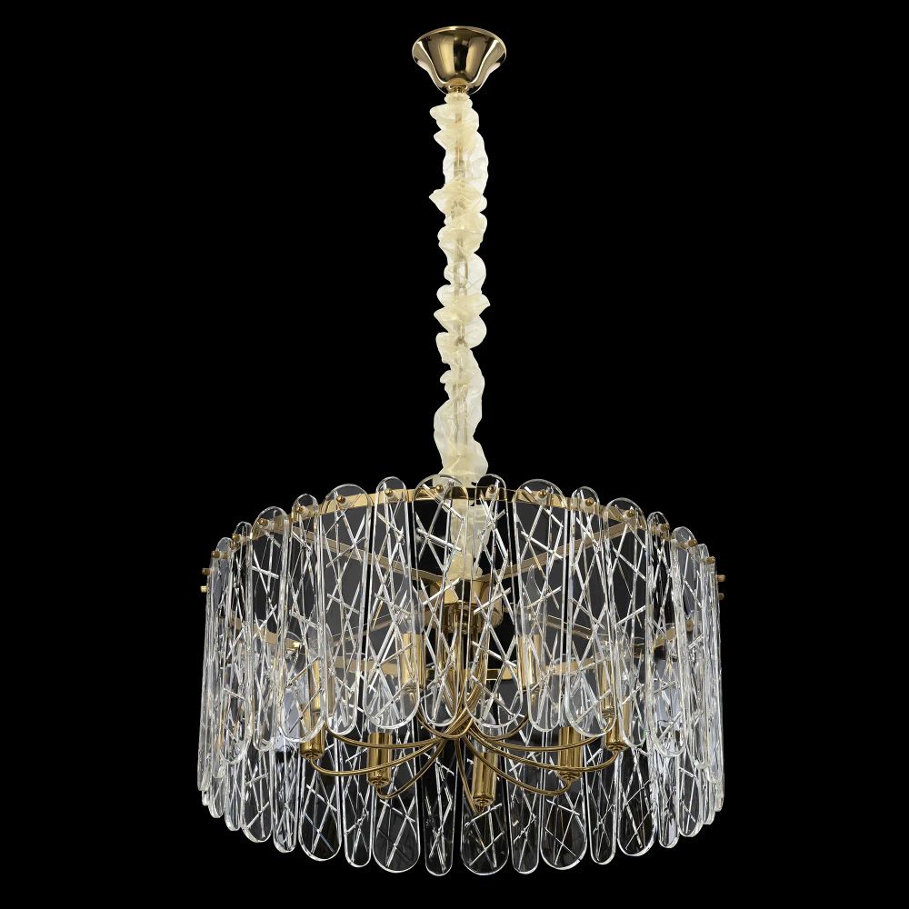 Citilux TALLA CL318292 Люстра хрустальная подвесная Золото