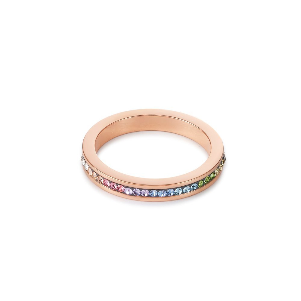 Кольцо Coeur de Lion Multicolour Pastel 0229/40-1522 56 цвет мультиколор, золотой