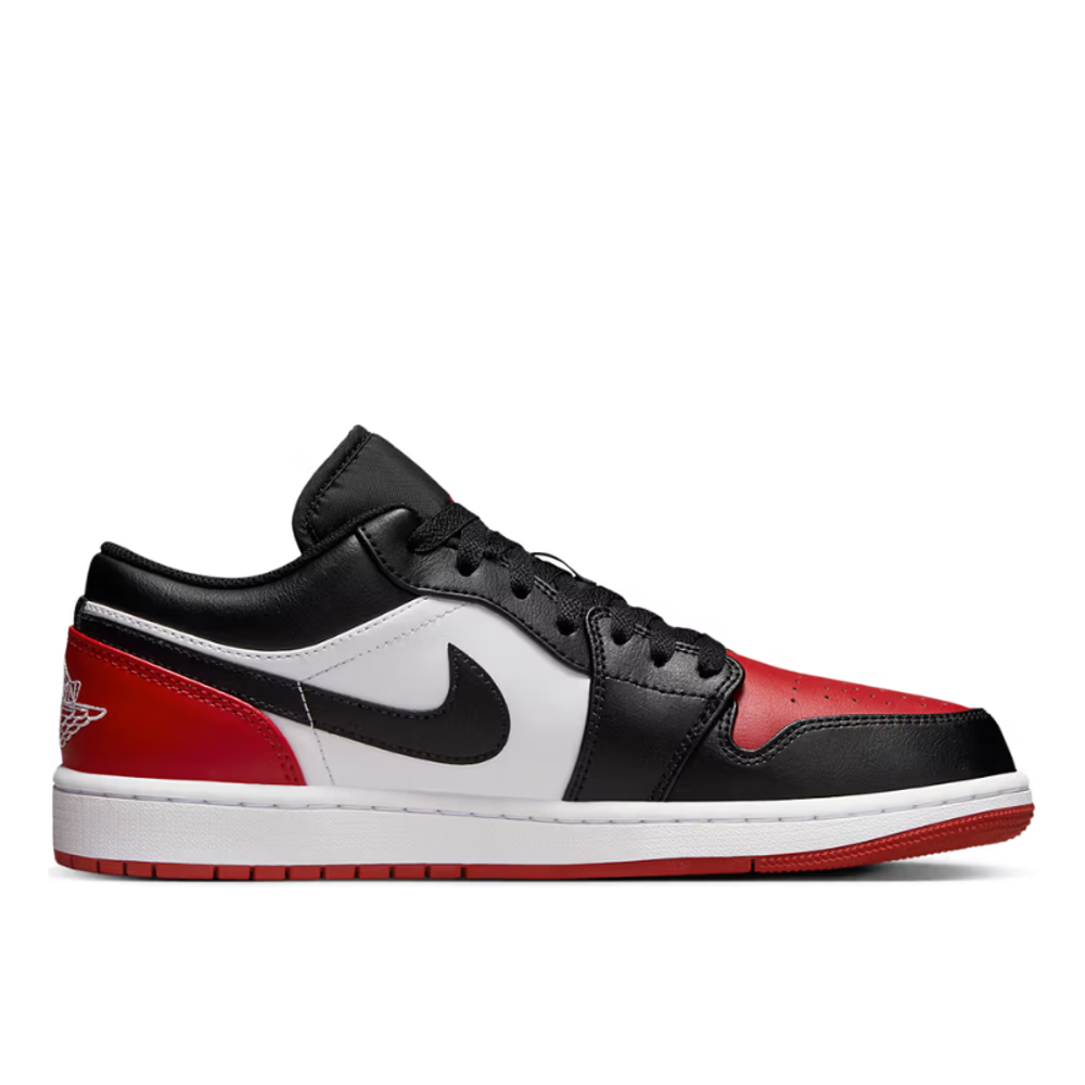553558-161 Муж. Air Jordan 1 Low Bred Toe