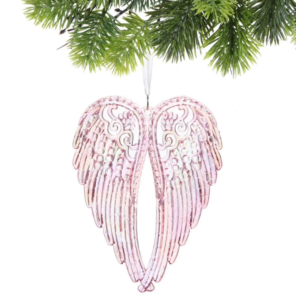 Подвеска «Крылья ангела» 11*15 см, Розовый