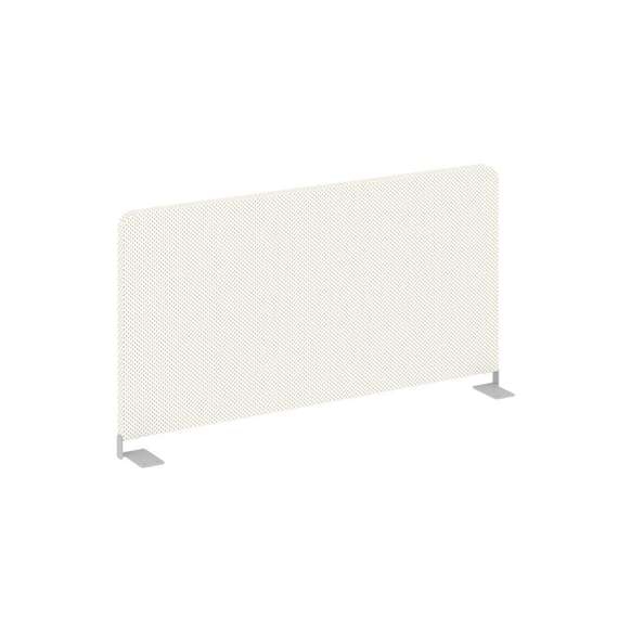 Настольный Экран боковой UNE.TEKRB-504.25 Белый/Металл Серый 800*28*497
