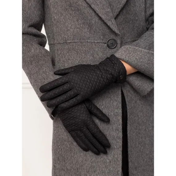 Перчатки женские п/ш LB-0100 цвет черный, размер 8.5