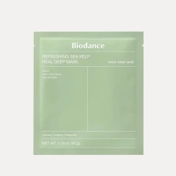 BIODANCE Освежающая гидрогелевая маска с морскими водорослями Refreshing Sea Kelp Real Deep Mask (34 г)