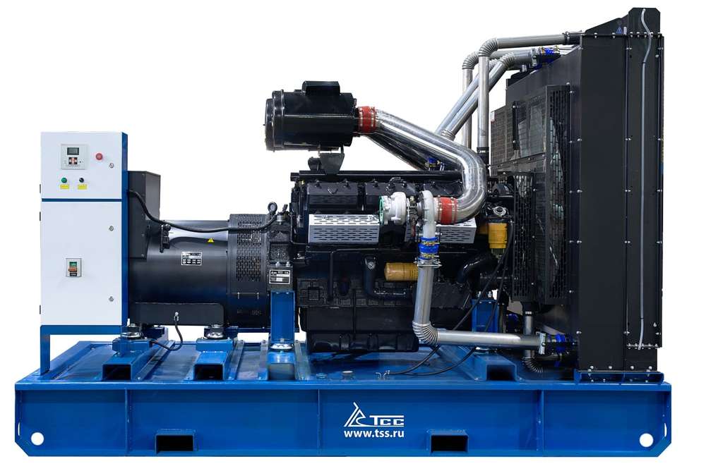Дизельный генератор ТСС АД-600С-Т400 в погодозащитном кожухе