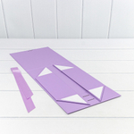 Коробка сборная 20х18х8 см на магнитах (Сиреневый)