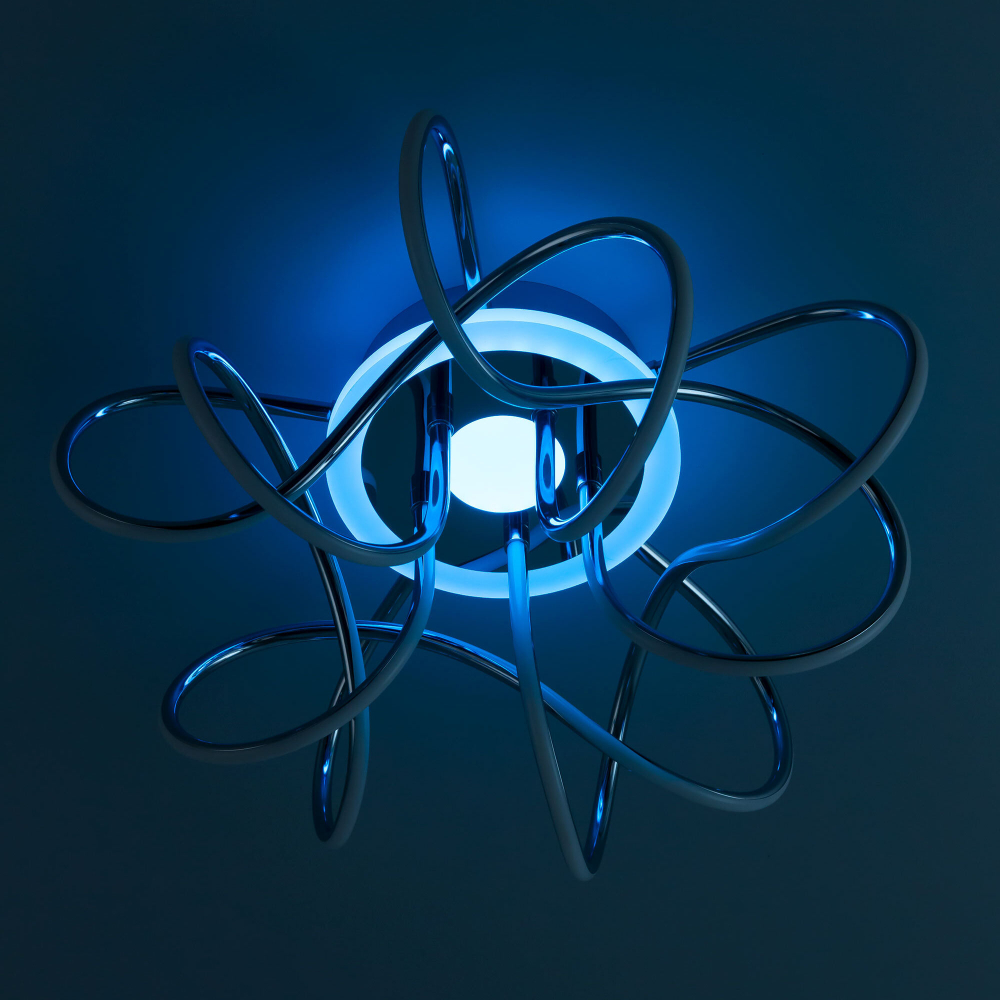 Citilux Джемини Смарт CL229A151E RGB Умная люстра Хром