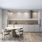 DK2450-WH Встраиваемый влагозащищенный светильник TRIM, 12 Вт LED 3000-4000-6500K, IP44, белый, алюминий, акрил