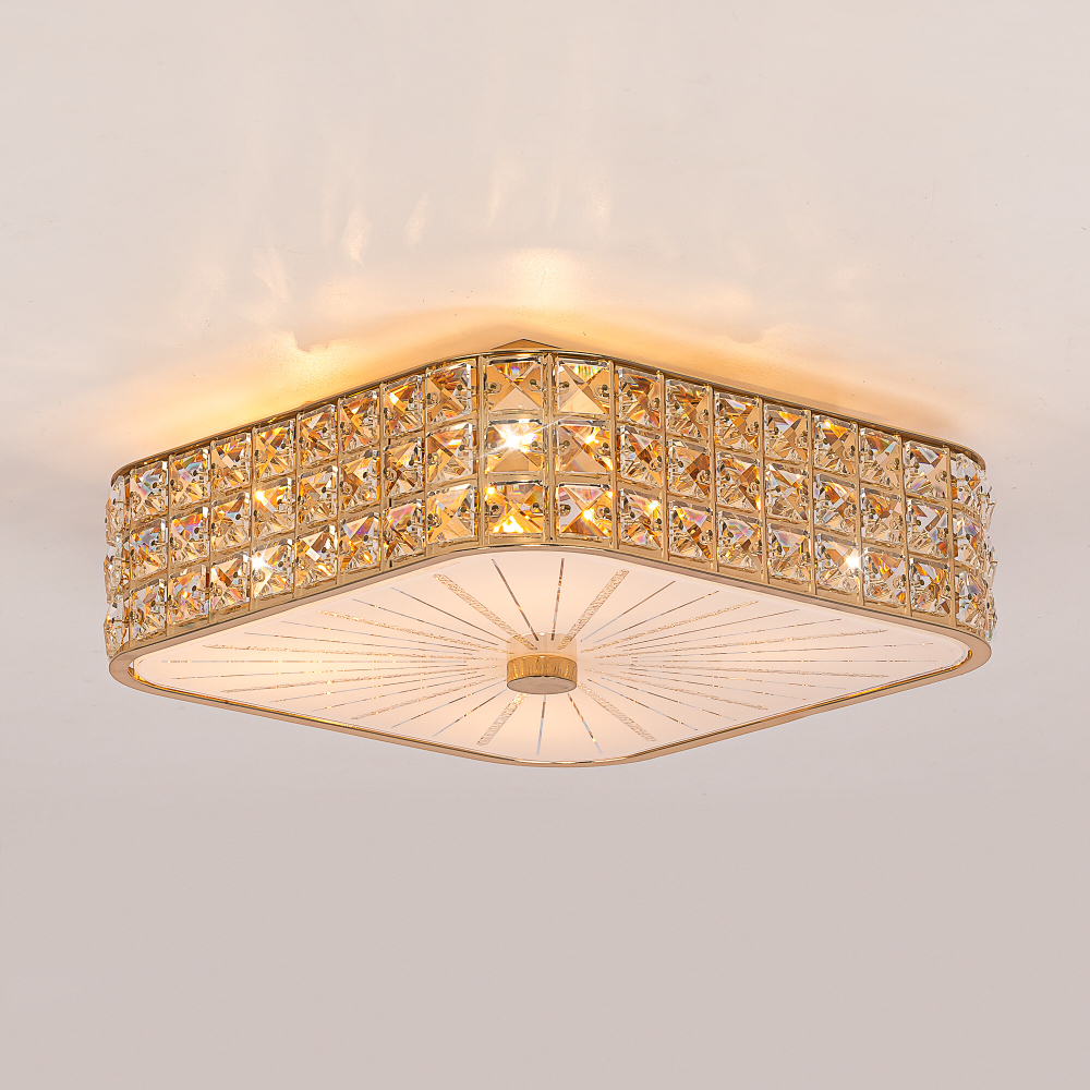 Citilux Портал CL324242 Люстра хрустальная Золото