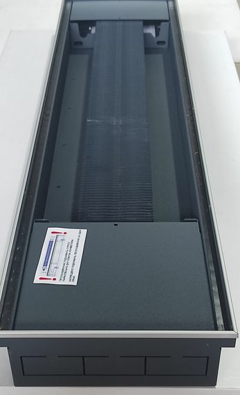 Внутрипольный конвектор Usual KVZ 200-65-2100 с естественной конвекцией