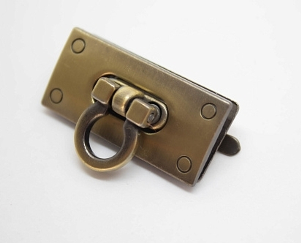 Замок вертушка на винтах Петелька Антик