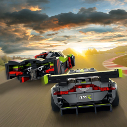 LEGO Speed Champions — Aston Martin Valkyrie AMR PRO и Aston Martin Vantage GT3 76910 / артикул   76910  / GTIN 5702017160849