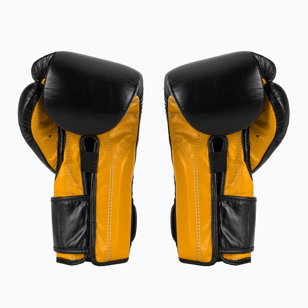 Боксёрские перчатки Fairtex Heavy Hitter's Mexican Style black/yellow