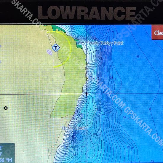 Белое море карта глубин для Lowrance / Simrad / B&G C-MAP MAX-N+ RS-Y221