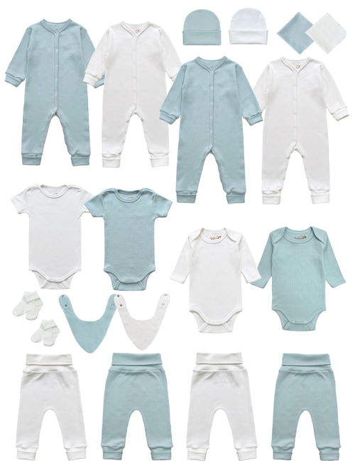 Комплект одежды из 20 предметов Mint/Milk