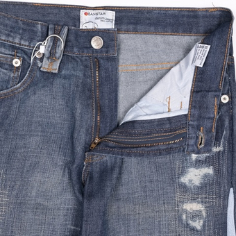 Кастомные широкие джинсы от SEXANGEL777, М (32х33)