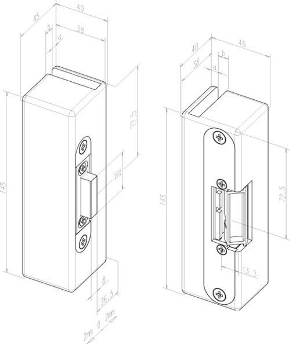 Электрозащелка effeff 9334VGL9