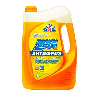 Антифриз AGA оранжевый (-35/+130) готовый 5 кг