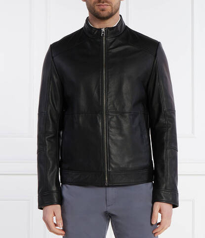 Кожаная куртка Lokis2 HUGO - черный(50513322)