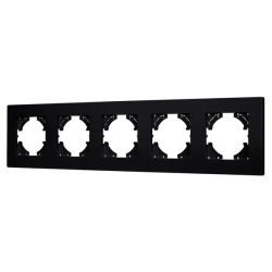 Рамка пластиковая FRM-PERIO-PL-5-BK (Arlight, -) 049763