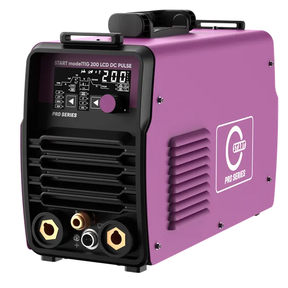 OSA START modelTIG 200 LCD DC PULSE Установка аргонодуговой сварки 3W200PL — полупрофессиональный аргонодуговой сварочный аппарат tig для монтажников, 200 А