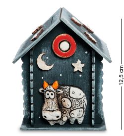 КоКо Шамель KK-651 Копилка-домик «Бык» шамот