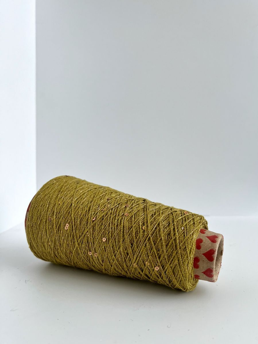 Трикотажная пряжа для вязания MeryLux Pailletes с пайетками