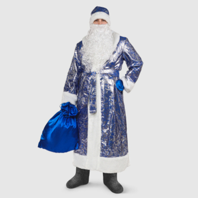 Костюм Артэ Дед Мороз парчовый р.46-48 синий