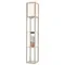8091/1F COMFI LN25 361 дерево/белый, дерево/текстиль Торшер Е27 1*60W 220V PRACTIC
