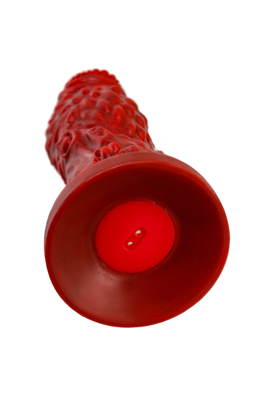 Вибратор Black&Red Monster Docus красный 20 см