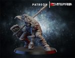 Grand Alliance Chaos Everchosen and Slaves to Darkness Chaos Marauder Мародёр Хаоса с секирой миниатюра для dnd, днд, pathfinder, фентези, Настольная игра, НРИ, Варгейм, РПГ