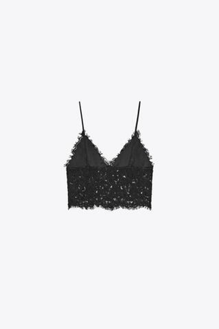 ZARA УКОРОЧЕННЫЙ ТОП С ВЫШИВКОЙ, ЧЕРНЫЙ