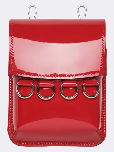 Сумка поясная кожаная 