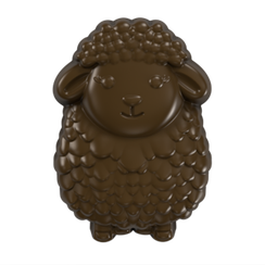 891 | Форма для шоколадных фигур "Овечка" (275х175 мм)