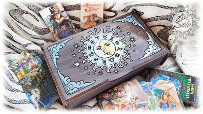 Шкатулка на 3 колоды "Зодиак"